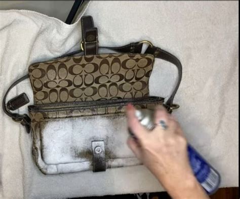 how do you clean a coach leather purse